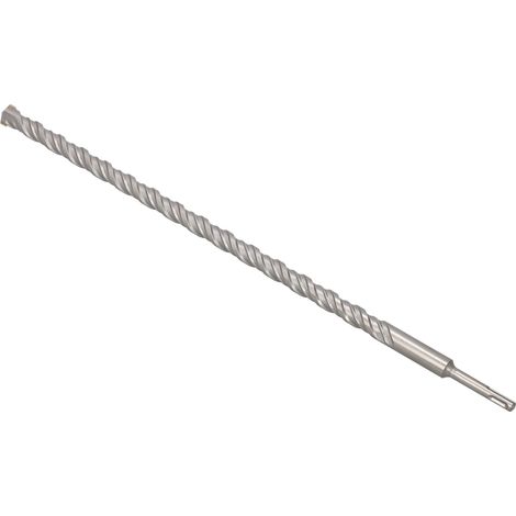 KOTARBAU® Kotarbau® Foret Beton Sds Plus 22x600mm - Meche Beton avec Pointe en Carbure Foret Béton - Foret Perforateur - Foret Hélicoïdal Pour Pierre Kvs - en Acier 40Cr - Argent