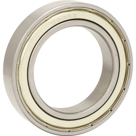 Steel High Speed Double-sided Sealed Deep-groove Ball Bearings (6908-zz 406212mm) (1/5)