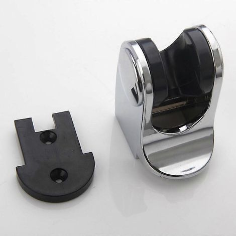 Support de douchette réglable en plastique ABS chromé (1/5)