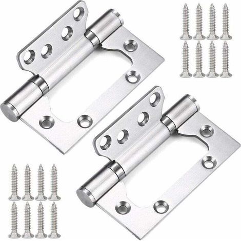 Zweiteilige Türscharniere, Scharniere aus Edelstahl 304, Scharniere für Falttüren, 10-cm-Kugellagerscharniere, Möbelscharniere (1/5)