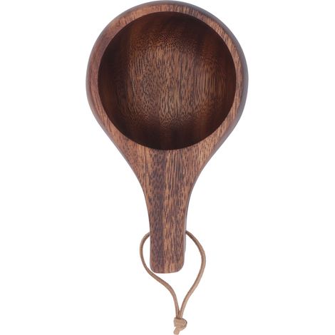Tazza da campeggio in legno, tazza da campeggio portatile in legno, tazza in legno fatta a mano in stile nordico con manico per acqua, caffè o latte. (1/5)