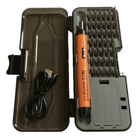 Akku-Präzisionsschraubendreher 1000mAh 38 Bits KD12701