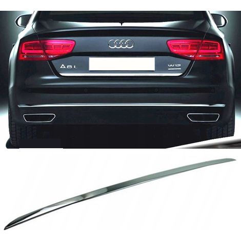 AUDI A8 4H 2009 - Moldura de tapa de maletero cromada (1/4)