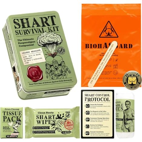 Kit de Survie pour Pet - Gadgets Amusants et Amusants - Kit de Survie Fantaisie pour farces - Coffret Cadeau pour la Famille, Les Amis et Les étudiants, Les fêtes et Le Divertissement au (1/5)