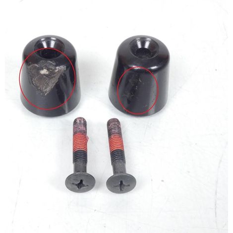 [PRODUIT D'OCCASION] Paire d'embout de guidon Générique pour moto Ø36mm Ø30 L38.5mm (1/4)