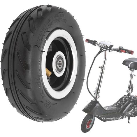 Pneu pneumatique 6x2 avec moyeu en alliage d'aluminium, excellente adhérence pour trottinette électrique. (1/5)