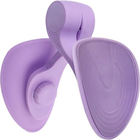QAZQA Appareil d'entraînement de la Hanche pour Les Fesses,Entraîneur Musculaire au Sol pelvien,Hip Trainer Exerciseur,Exercices de Muscles pelviens,entraînement Post-Partum 24x14.5x6cm Violet (1/5)