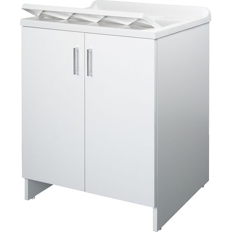 Mueble lavadero con 2 puertas y tina de polipropileno 7002AK (1/5)