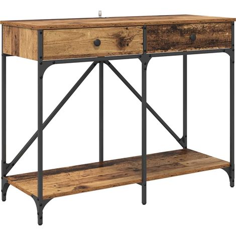 Table console Bois Ancien 100 x 39 x 78,5 cm Bois d'ingénierie CFW394057 (1/5)