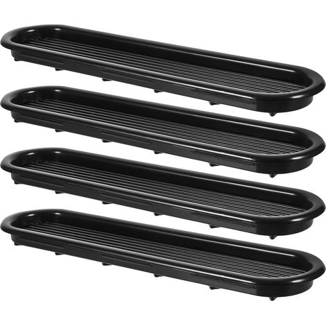 Grilles d aération en plastique noir pour armoires et (1/5)