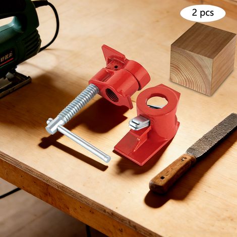 NEU 2er Set Rohrschraubzwinge 1/2 Zoll, Rohrzwinge, Klemmenzwinge, Leimzwinge, Spannzwingen
