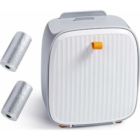 Mini desktop trash can, Press type, Portable tabletop trash can, For home, living room, kitchen, bedroom, bathroom, office (1/5)
