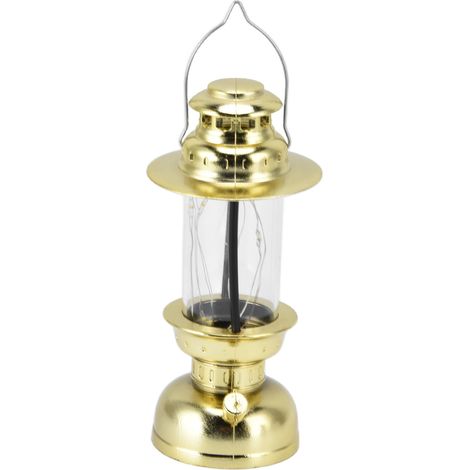 Lanterne LED Décorative pour Mariage Anniversaire Fêtes Éclairage d'Ambiance Doré (1/5)