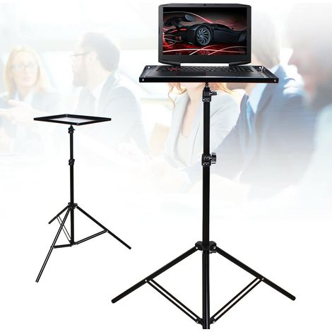 Support pour projecteur Trépied multifonctionnel pour ordinateur portable Hauteur réglable de 69 cm à 190 cm