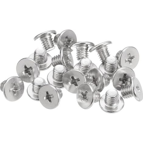 M5-0.8 x 5mm Phillips Flachkopfschrauben 20 Stück Flache Rundkopfschrauben 304 Edelstahl Kreuzschlit (1/5)