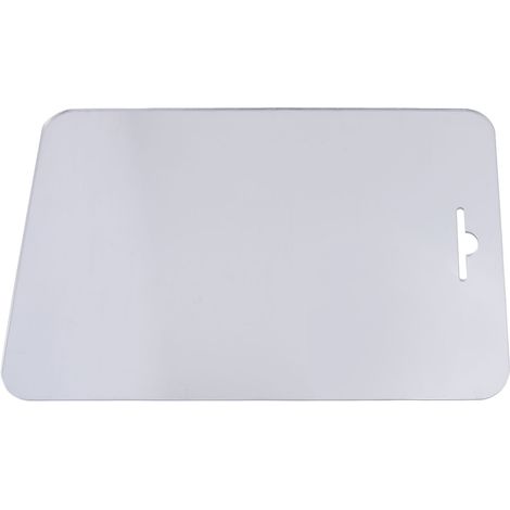 Miroir de douche antibuée en acrylique incassable, idéal pour le maquillage et le rasage dans la salle de bain (grand format). (1/5)