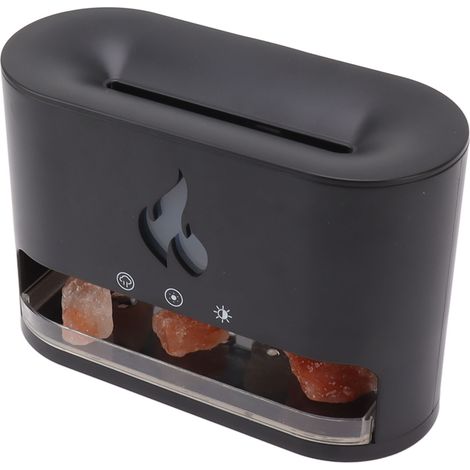 250-ml-Luftbefeuchter mit Flammeneffekt, 7-farbiger Flammeneffekt für Aromatherapie, ideal für Zuhause und Büro, perfektes Geschenk (1/5)