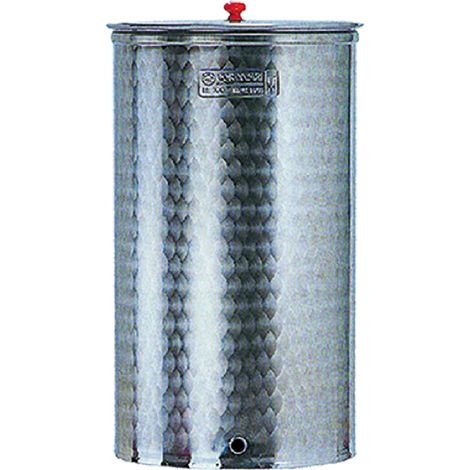 Cordivari botte fusto in acciaio inox serbatoio per alimenti vino olio   51,5 cm 150 lt made in Italy senza rubinetto e tappo (1/2)