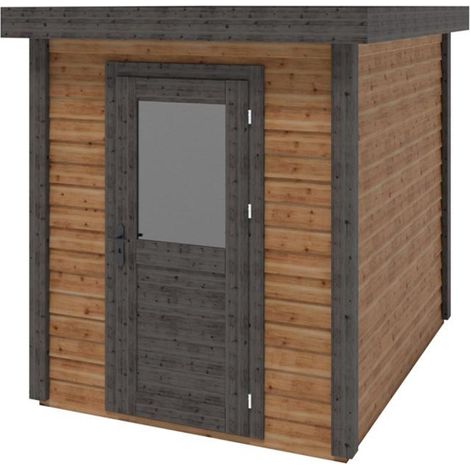 Casetta da giardino in legno Vala 2.09x2.59 m - 5.41 m2 - 28 mm - impregnata - 000114 (1/3)