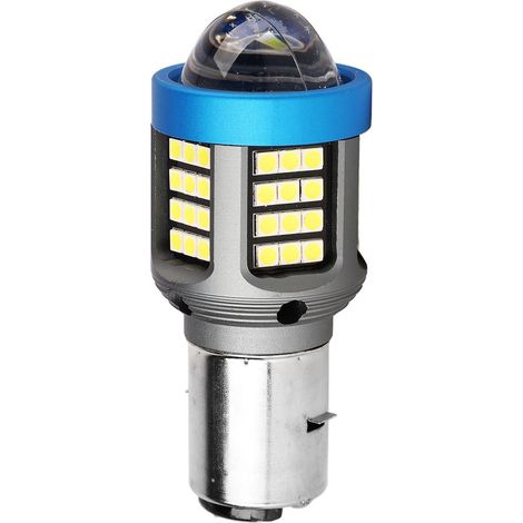 (Exklusiv in Mexiko erhältlich) H4 H6/BA20D Superheller weißer LED-Motorradscheinwerfer BA20D Scheinwerferlinse (1/5)