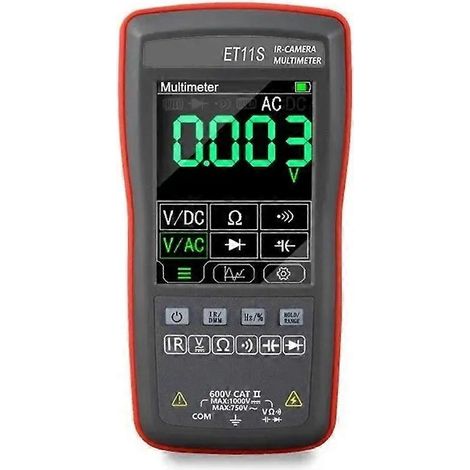 Caméra thermique ET11S avec écran de 2,8 pouces, multimètre 4000 points, mesure de température AC/DC de -40 à 300 °C (1/5)