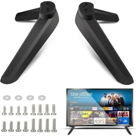 Pieds De Téléviseur - En ABS - Antidérapants - Pour TV 32 À 55 Pouces - Lot De 2 (1/5)
