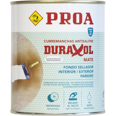 CUBREMANCHAS ANTISALITRE AGUA, Blanco 0.75lts (1/3)