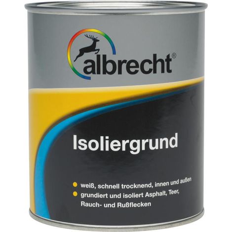 Albrecht Isoliergrund 750 ml weiß matt Grundierung Sperrgrund Innen Außen