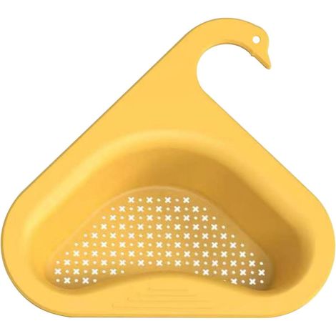 Panier de filtration multifonctionnel portable sans perçage pour piscine (Jaune) (1/4)