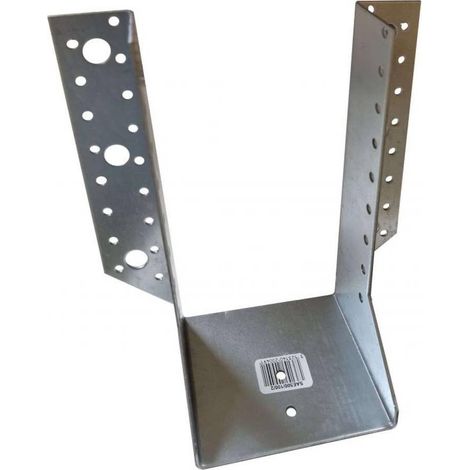 Sabot de Charpente à Ailes Extérieures - 100x140x4 mm - Acier - D-Work