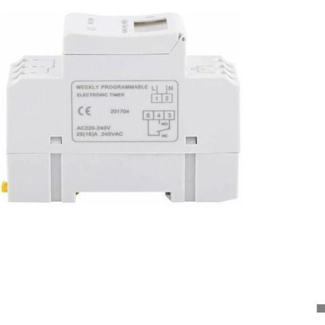 Programmateur Electrique - LCD - Minuterie Hebdomadaire - 15 A - 220 V - Pour Chauffage Maison (1/4)