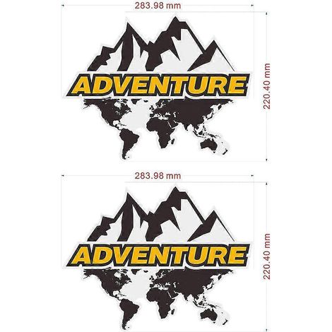 Pour BMW R1200GS, F850GS, F800GS, R1250GS, F750GS, R1150GS, G310GS, R 1200, 1250 GS, GSA Adventure : valises en aluminium, autocollants, coffre. (1/5)