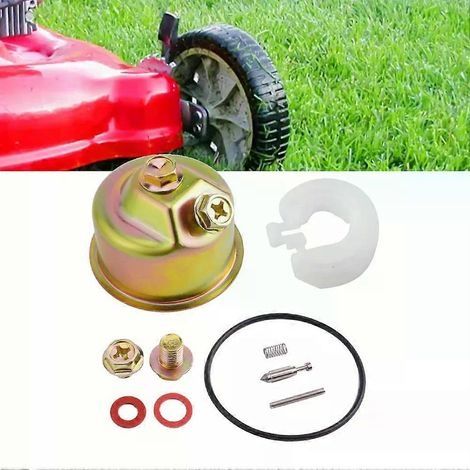 Kit de réparation de carburateur en métal pour GX120, kit de carburateur pour Honda GX200, joint d'aiguille, cuve, flotteur, goupille, pièces détachées pour tondeuse à gazon (1/5)