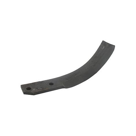 Cuchillo de fresa recto para motocultor adaptable a Nibbi - L: 180mm, diámetro de agujero ø 9mm, distancia entre centros 40mm. Tipo Bineur.