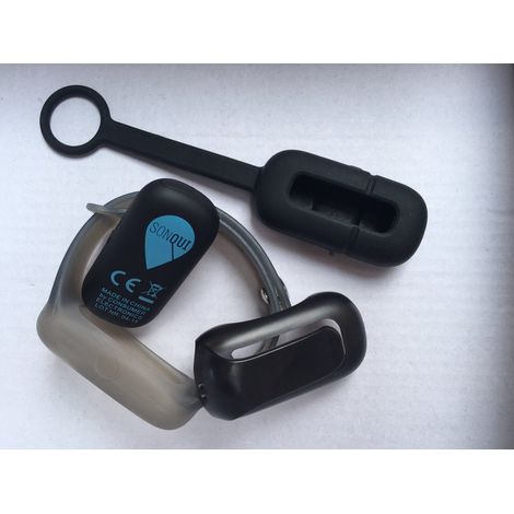 I-Inn Sonqui Localizzatore GPS e LBS con Tasto SOS, Nero (1/4)