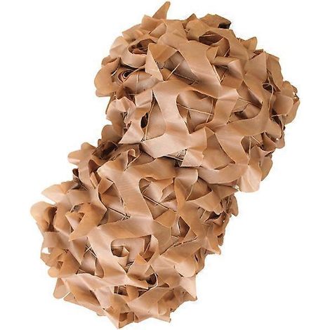 Filet de camouflage sable 5m x 5m, filet de camouflage désert, filet de camouflage, vêtements de camouflage à code désert. (1/3)