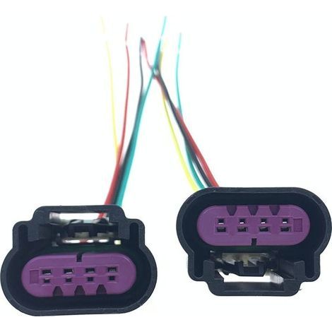 Connecteur de faisceau de câblage pour transformateur haute tension de bobine d'allumage compatible avec les modèles Buick Regal, LaCrosse, GL8, Avantgarde et Malibu 2.4 — JB1766-4P