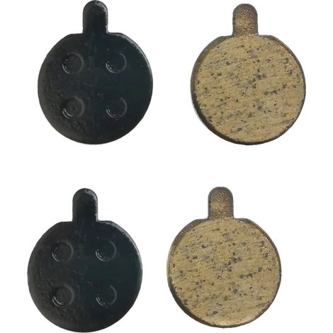 Pastillas de freno, material duradero, compatibilidad universal, 2 juegos de 18 mm (1/2)