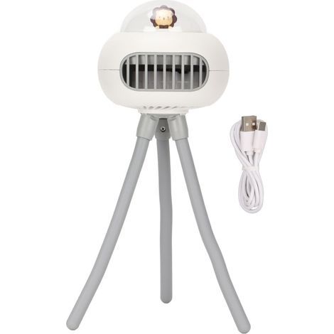 Adapté aux ventilateurs pour bébés sans pales, ventilateurs portables rechargeables silencieux avec trépieds flexibles, mini ventilateurs de conception sûre, adaptés aux poussettes, sièges auto, berce (1/2)
