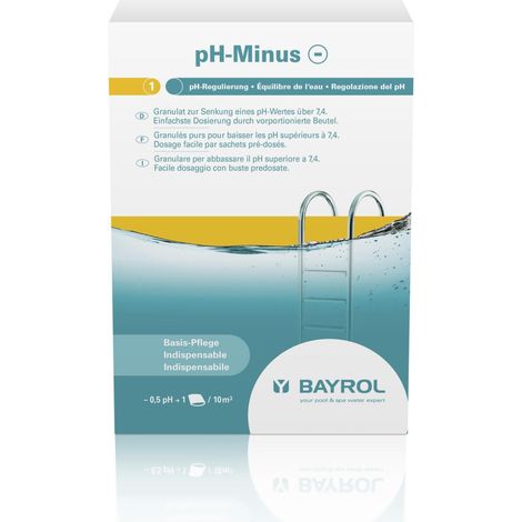 BAYROL pH-Minus Granulat pH-Wert-Senkung, 4 Beutel à 500 g