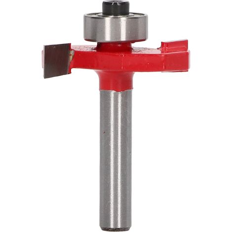 Fraise à bois en T profilée, queue 1/4 pouce, acier tungstène, moulure de cadre pour menuisier, 1/4 x 1/4 (1/5)