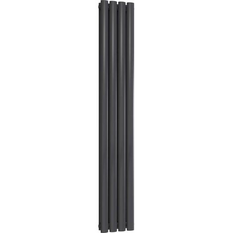 Reina Neva Designer Radiator 1500mm H x 236mm W Double Anthracite