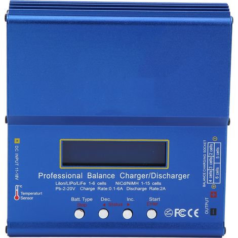 Chargeur intelligent IMAX B6AC 80W pour batteries LiPo LiIon LiFe LiPo NiMH NiCd PB, équilibreur neutre (1/5)