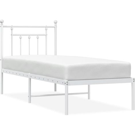 Maison Exclusive - Estructura cama sin colchón con cabecero metal (1/5)
