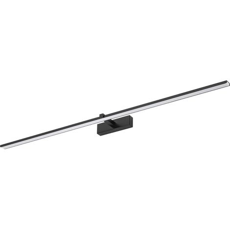 Applique miroir LED 24W 120 cm noire Venus IP44 IdeaLED