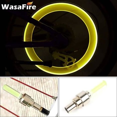 Mini lampe LED - JAUNE - Décoration vélo - Jaune - Feu arrière - VTT