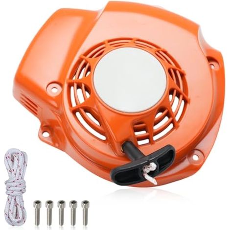Lanceur à rappel pour Stihl HS81, HS86, HS82 Démarreur HS87 pour taille-haies avec lanceur et vis, compatible avec la pièce d'origine 4237 080 2108 (1/5)