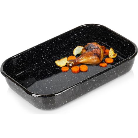 Enamelled steel plate: Perfect for cooking and easy cleaning