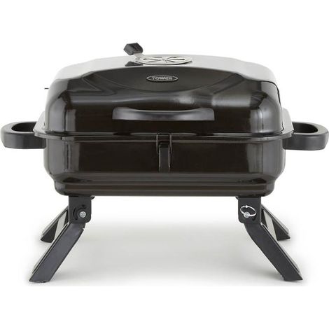 Tower T978539 Compact Charcoal BBQ Grill with Collapsible Legs & Portable Design, Black (1/5)