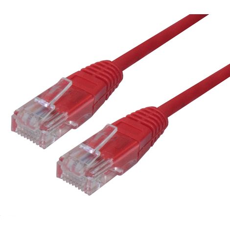 RJ45 Cat5e UTP CCA 2m RED RJ45 Cat5e UTP Patch Cord RED